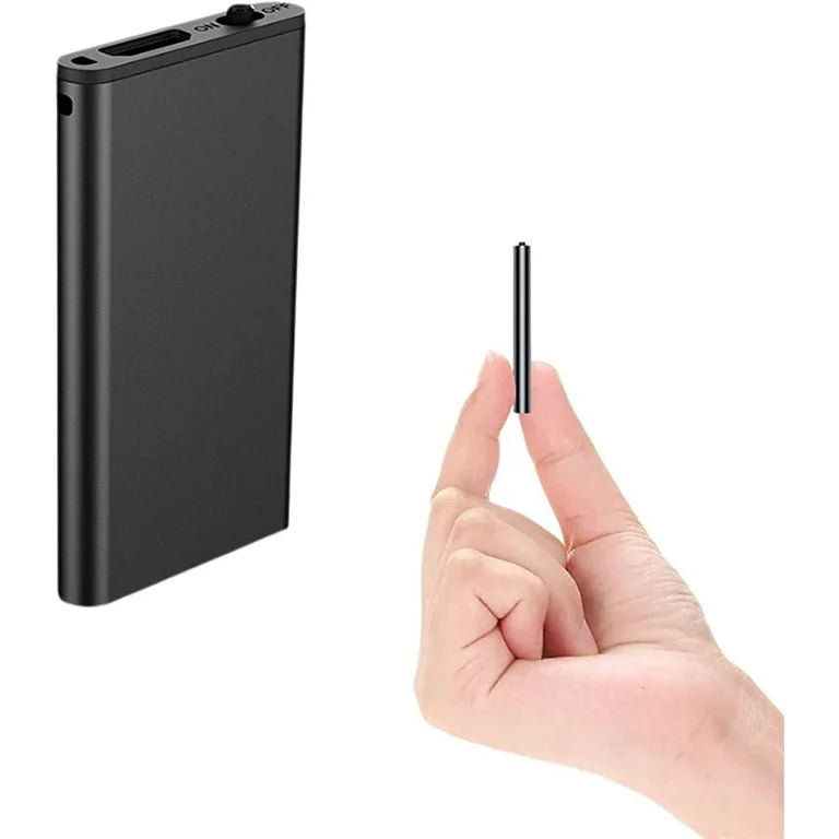 Compact Voice Activated Recorder - Mini Digital Audio Recorder with High-Quality Sound & Easy One-Touch Recording