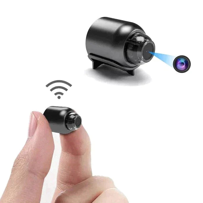 Compact WiFi Security Camera with Night Vision - HD Surveillance for Home & Office