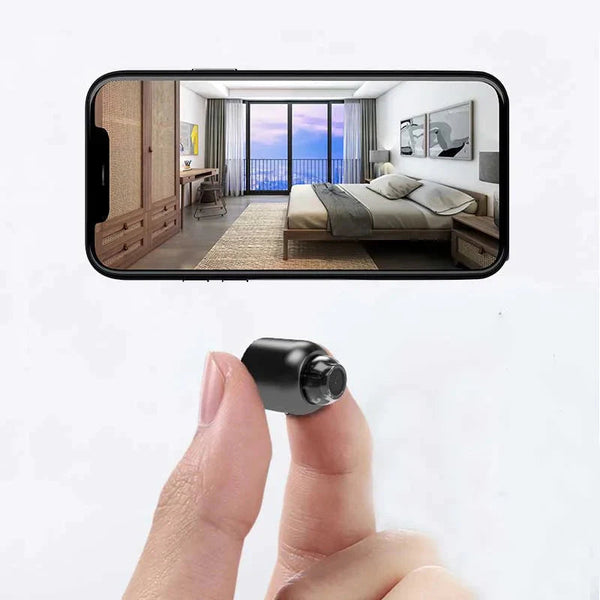 Compact WiFi Security Camera with Night Vision - HD Surveillance for Home & Office