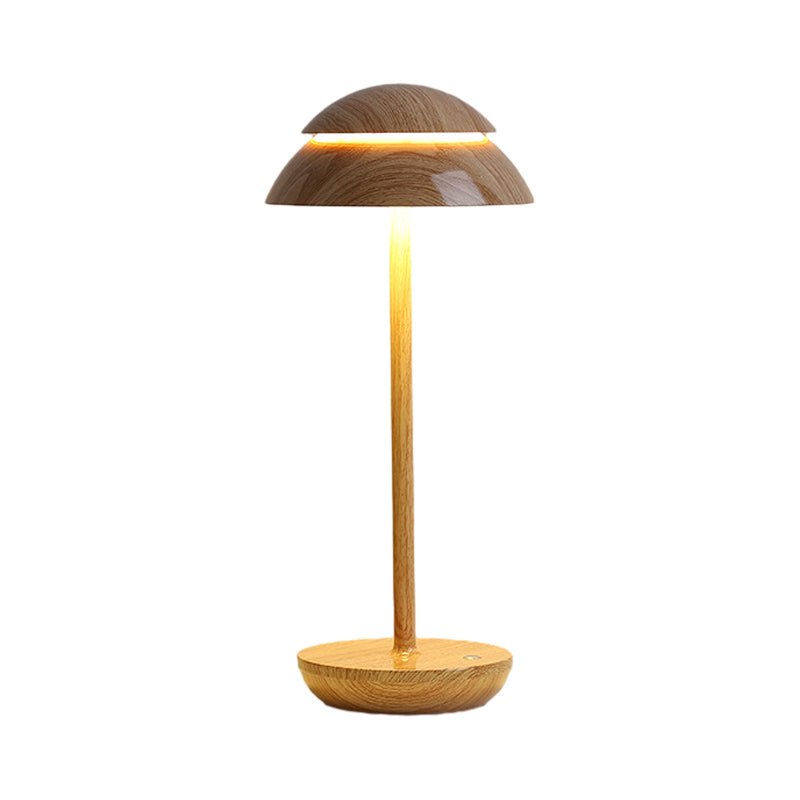 Modern Double Dome LED Accent Table Lamp with Touch On/Off Switch - Stylish Home Lighting