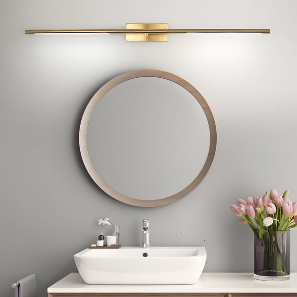 Modern Gold LED Bathroom Vanity Light - 23.6" & 39.4" Options, Adjustable Warm & Cool White Illumination for Elegant Lighting