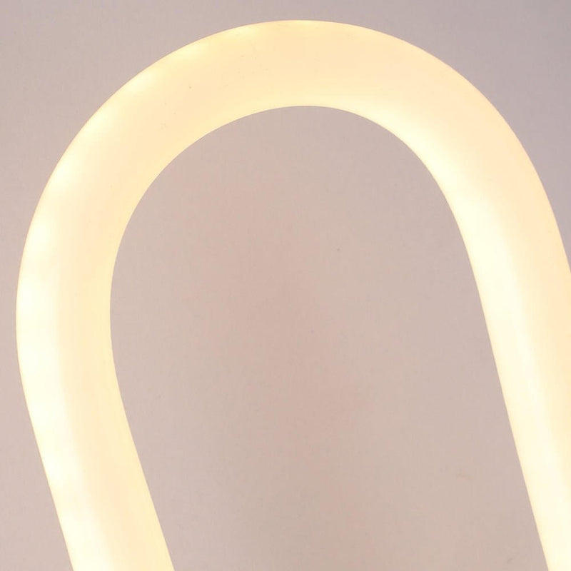Modern Oval LED Wall Sconces - 16'' High, Elegant Gold & Black Finish for Indoor Lighting
