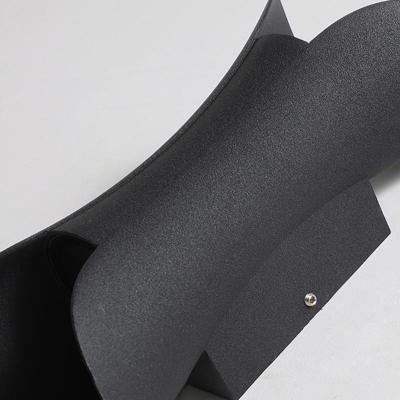 Waterproof Curved LED Up & Down Outdoor Wall Lights - Modern Design for Stylish Illumination
