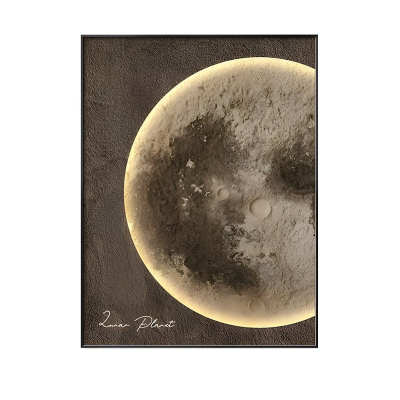 Moon-Themed Electric Meter Box Decorative Art - Stylish Home Decor for Utility Boxes