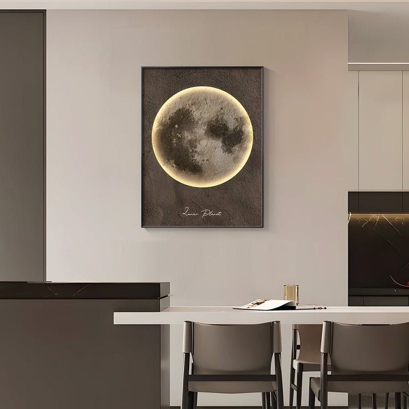 Moon-Themed Electric Meter Box Decorative Art - Stylish Home Decor for Utility Boxes