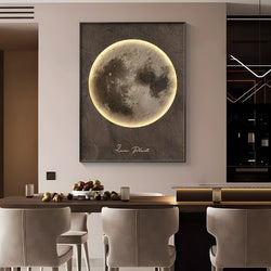 Moon-Themed Electric Meter Box Decorative Art - Stylish Home Decor for Utility Boxes