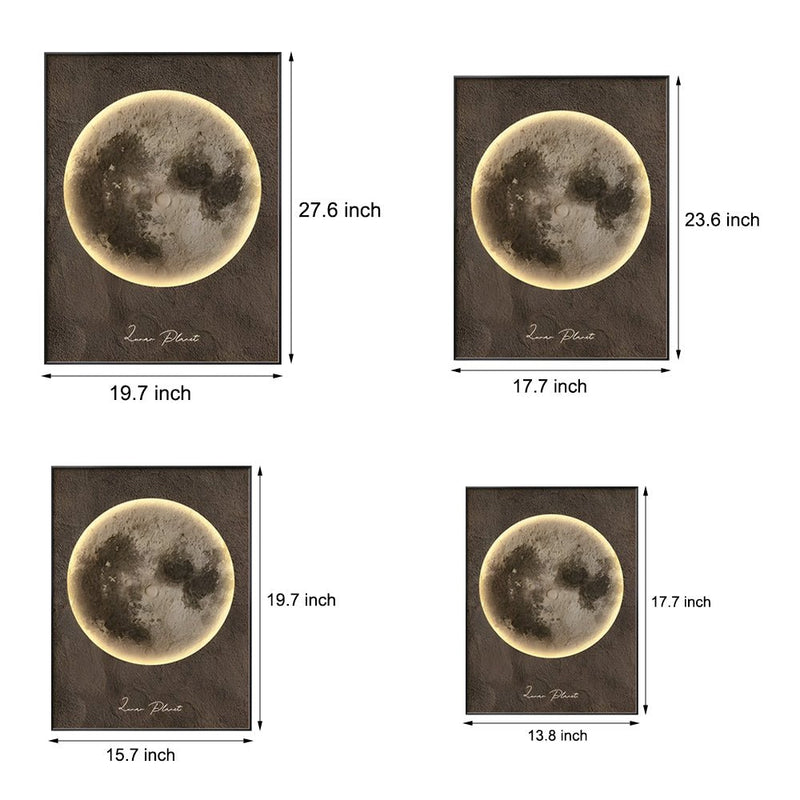 Moon-Themed Electric Meter Box Decorative Art - Stylish Home Decor for Utility Boxes