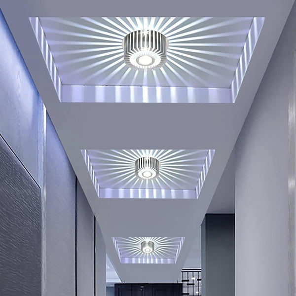 Modern Dual Color Flush Mount LED Ceiling Lights - Stylish Design for Home & Office Lighting