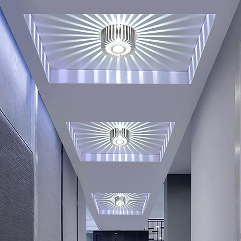 Modern Dual Color Flush Mount LED Ceiling Lights - Stylish Design for Home & Office Lighting