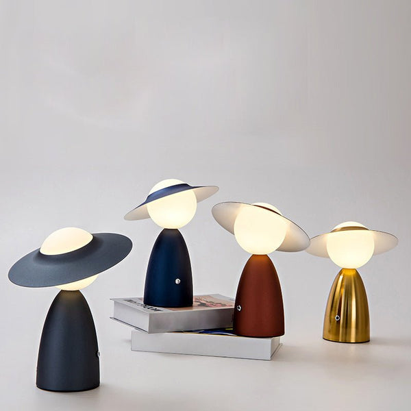Nordic Scarecrow LED Accent Table Lamp - Stylish Decorative Lighting for Home & Garden