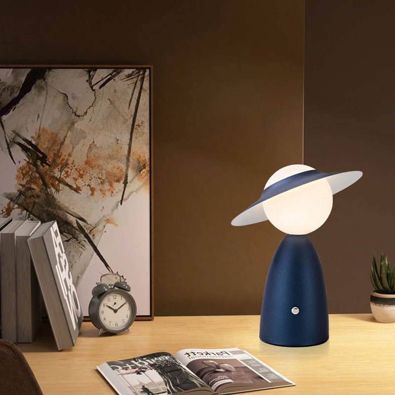 Nordic Scarecrow LED Accent Table Lamp - Stylish Decorative Lighting for Home & Garden