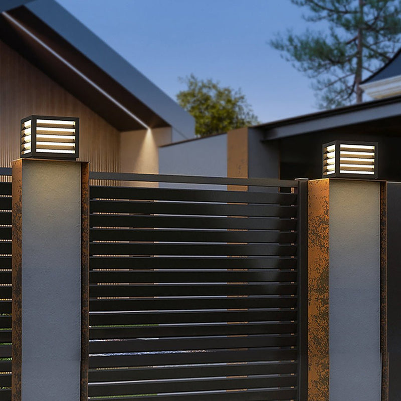 Solar Waterproof LED Post Lights - Outdoor Decorative Landscape Lighting for Gardens & Pathways