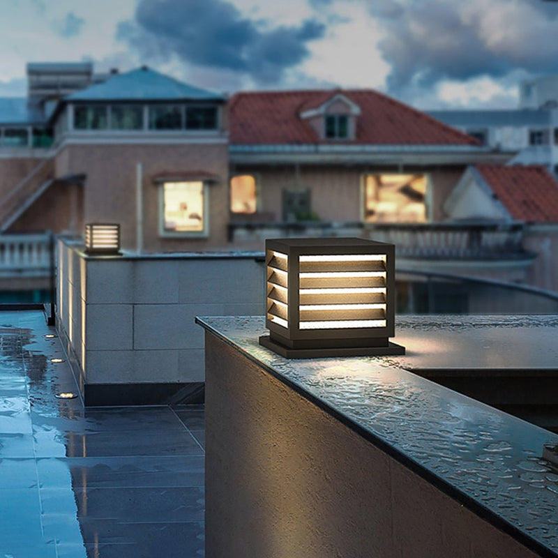 Solar Waterproof LED Post Lights - Outdoor Decorative Landscape Lighting for Gardens & Pathways