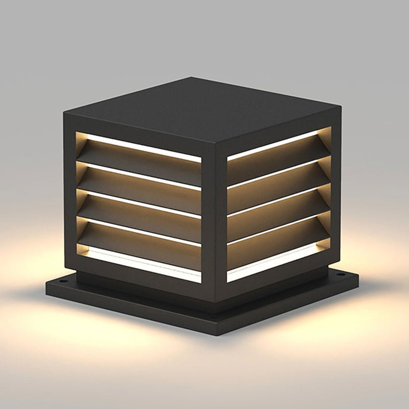 Solar Waterproof LED Post Lights - Outdoor Decorative Landscape Lighting for Gardens & Pathways