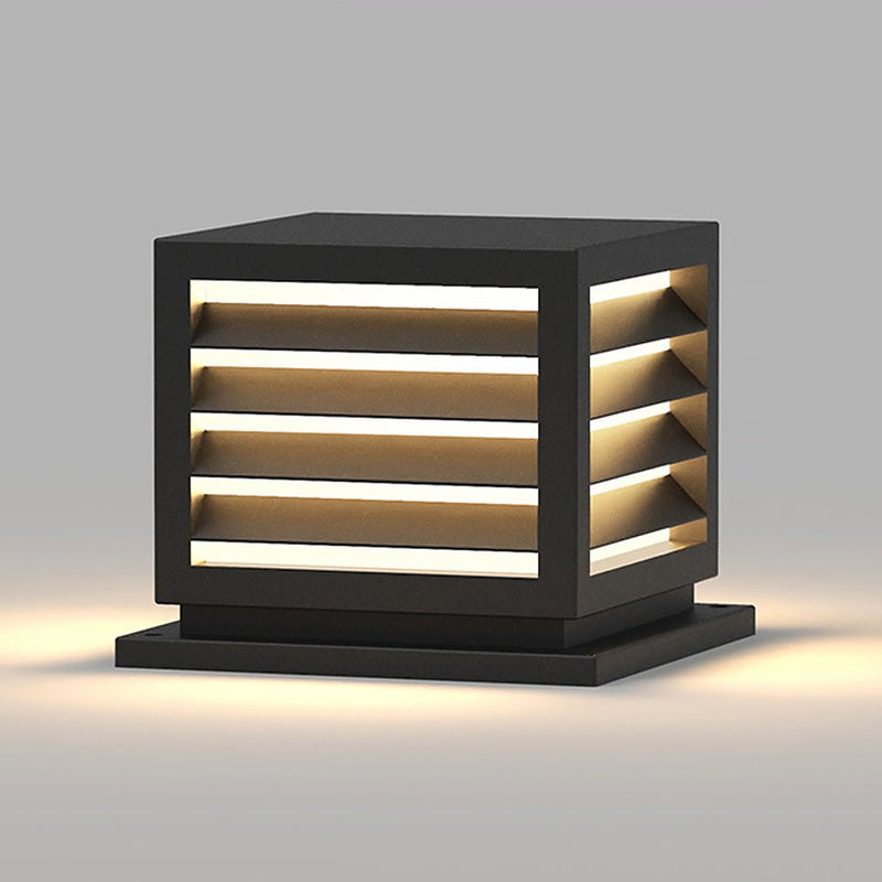 Solar Waterproof LED Post Lights - Outdoor Decorative Landscape Lighting for Gardens & Pathways