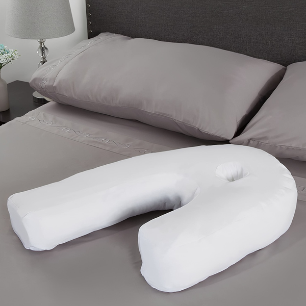 Orthopedic Side Sleeper Pillow with Ear Hole - Ergonomic Design for Ultimate Comfort and Support