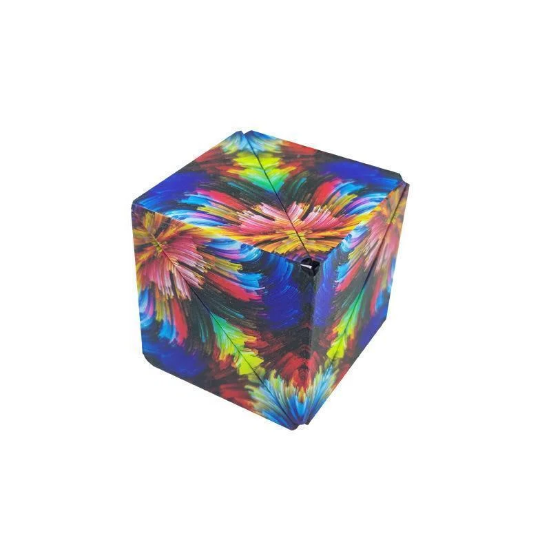 Customizable Magnetic Magic Cube - Interactive 3D Puzzle Toy for Creative Play