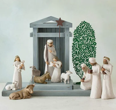 20-Piece Nativity Collection Set - Handcrafted Christmas Decor for Holiday Celebrations