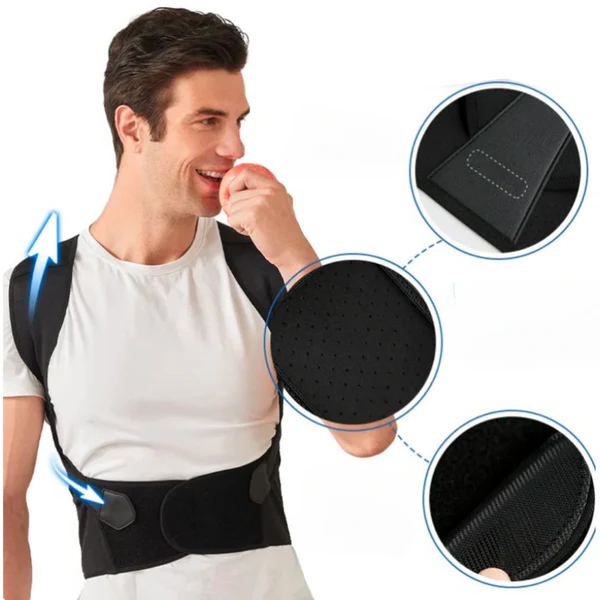 Posture Corrector & Back Pain Relief Device - Improve Alignment & Comfort
