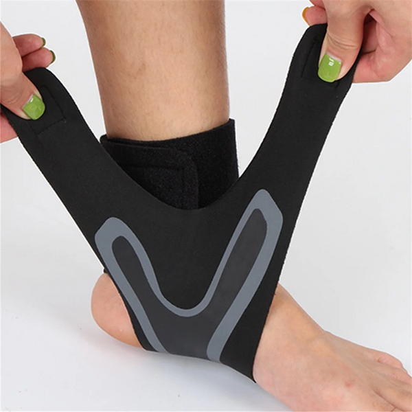 Plantar Ankle X Wrap Compression Brace Support Sleeve - Adjustable, Breathable, and Pain Relief for Ankle Injuries
