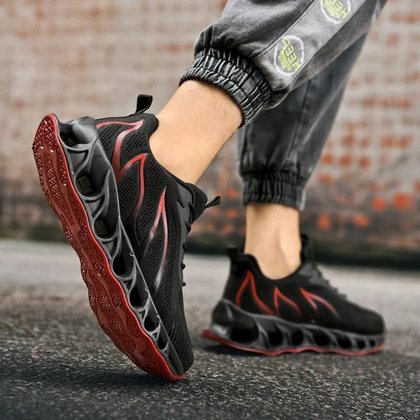 Men's Orthopedic Walking & Running Shoes - Comfortable Supportive Footwear for Active Lifestyle