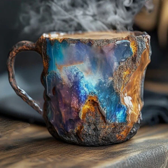 Premium Mineral Crystal Coffee Mugs - Elegant & Durable Drinkware for Coffee Lovers