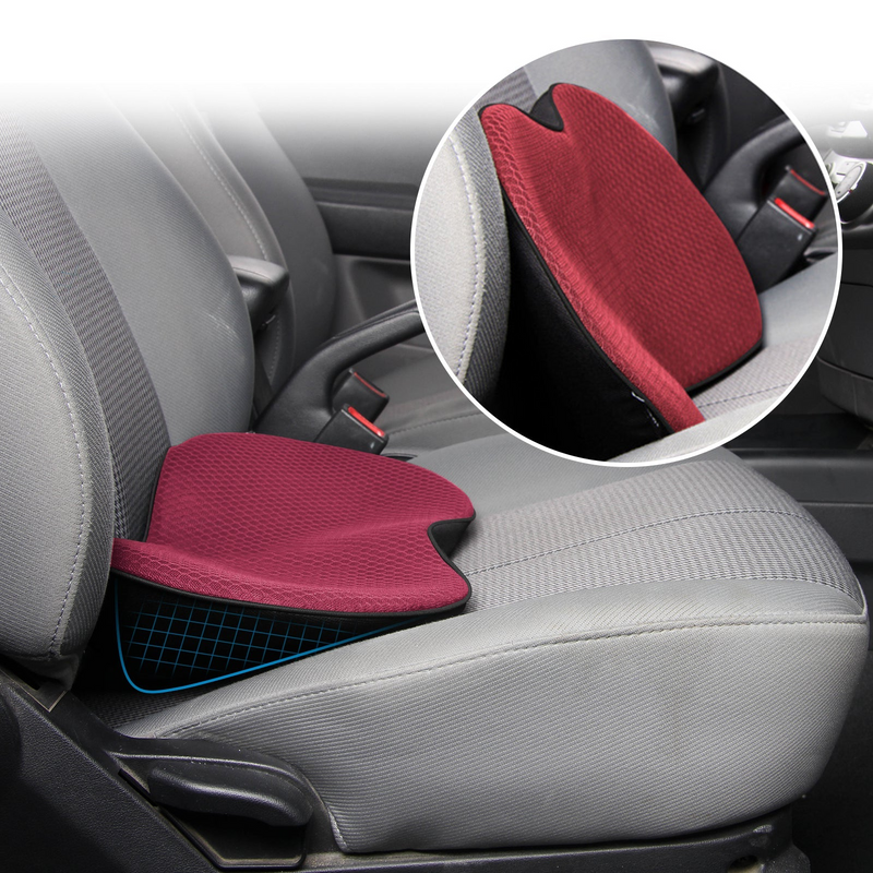Premium Car Booster Seat Cushion for Adults - Comfortable & Supportive Driving Experience