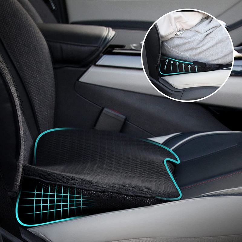 Premium Car Booster Seat Cushion for Adults - Comfortable & Supportive Driving Experience