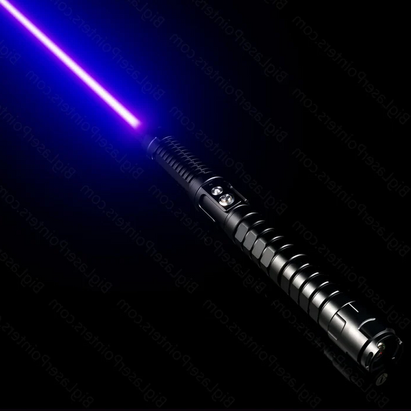 Burning Blue Tactical Laser Torch - High-Power Military-Grade Flashlight for Outdoor Adventures