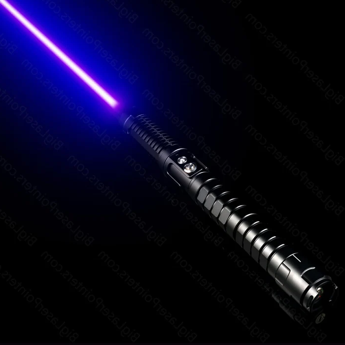 Burning Blue Tactical Laser Torch - High-Power Military-Grade Flashlight for Outdoor Adventures
