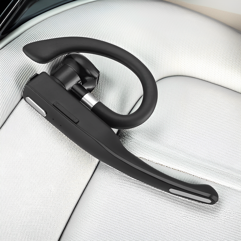 Trucker Dual Mic Wireless Bluetooth 5.1 Noise-Cancelling Headset | Earpiece with Superior Sound Quality & Comfort
