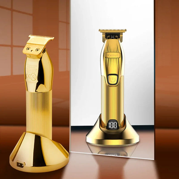 GoldLUX Pro Professional Hair Trimmer - Precision Grooming Tool for Barbers & Home Use