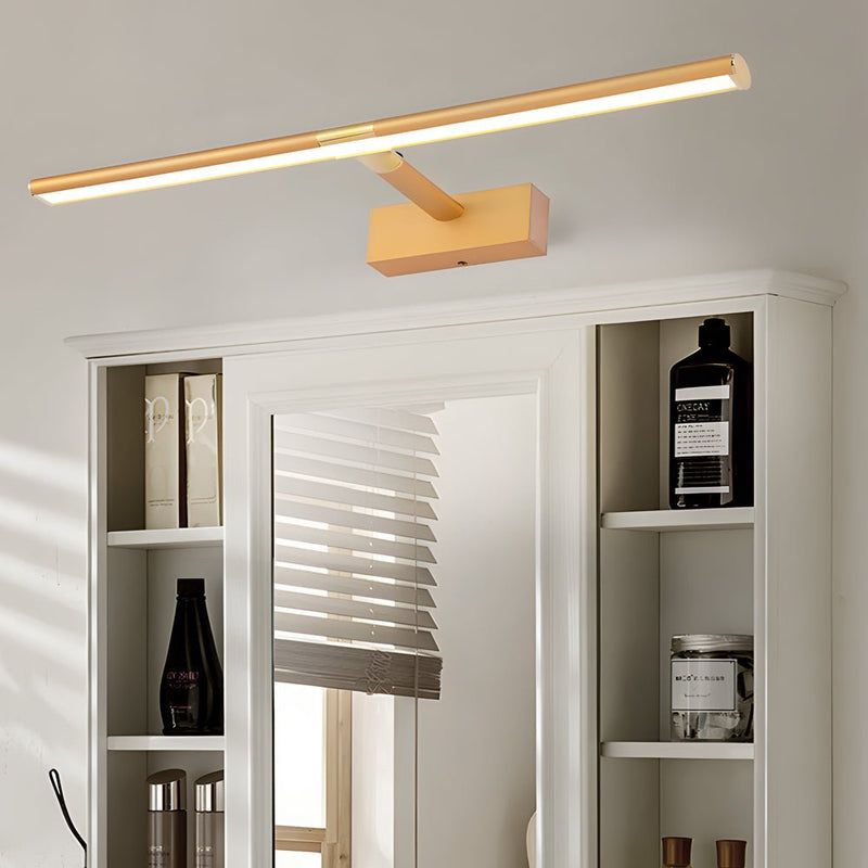 Adjustable Retractable LED Bathroom Vanity Light - Matte Finish with Extendable Rod for Custom Lighting