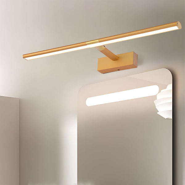 Adjustable Retractable LED Bathroom Vanity Light - Matte Finish with Extendable Rod for Custom Lighting