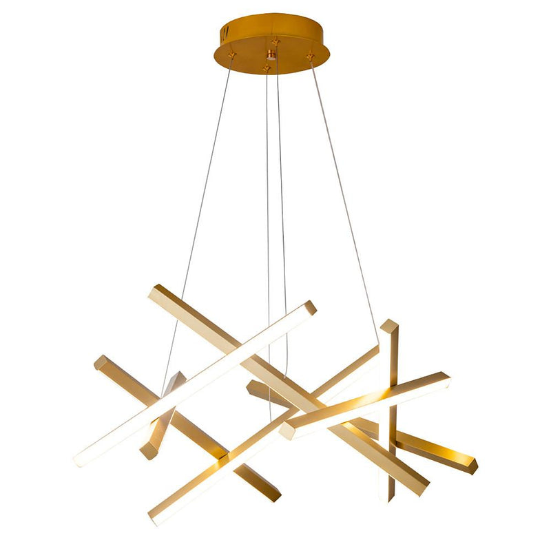 8-Light Modern LED Sputnik Chandelier - Stylish Ceiling Light Fixture for Contemporary Home Decor