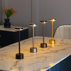 Modern Touch Control LED Accent Table Lamp - Stylish Rod Design for Home Decor