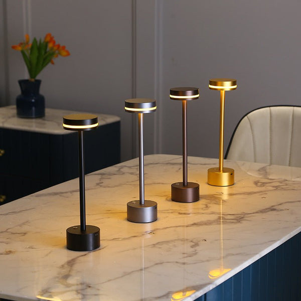 Modern Touch Control LED Accent Table Lamp - Stylish Rod Design for Home Decor