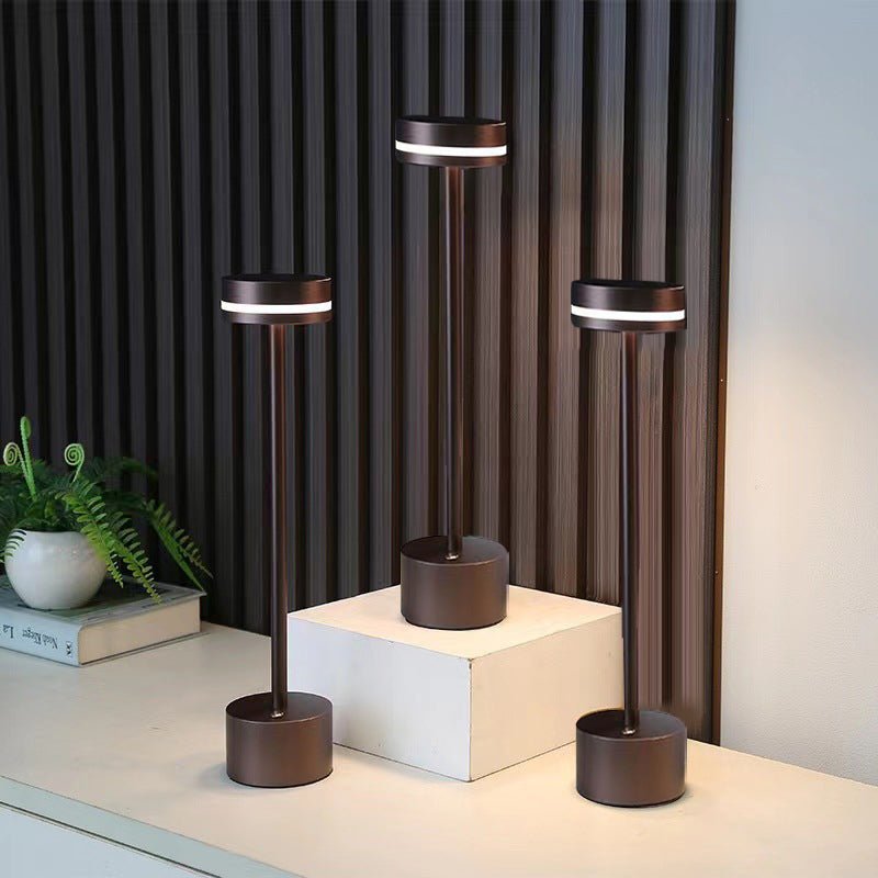 Modern Touch Control LED Accent Table Lamp - Stylish Rod Design for Home Decor
