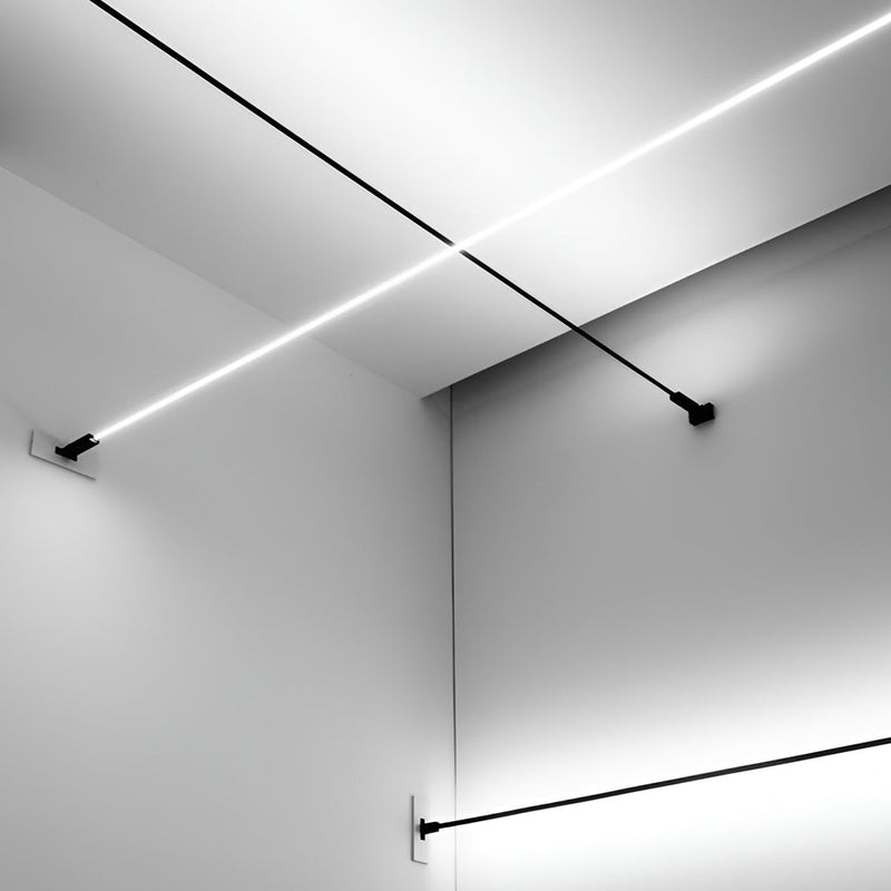 Rotatable Skyline Slim Linear LED Ceiling Light - Modern Steel Design for Elegant Illumination