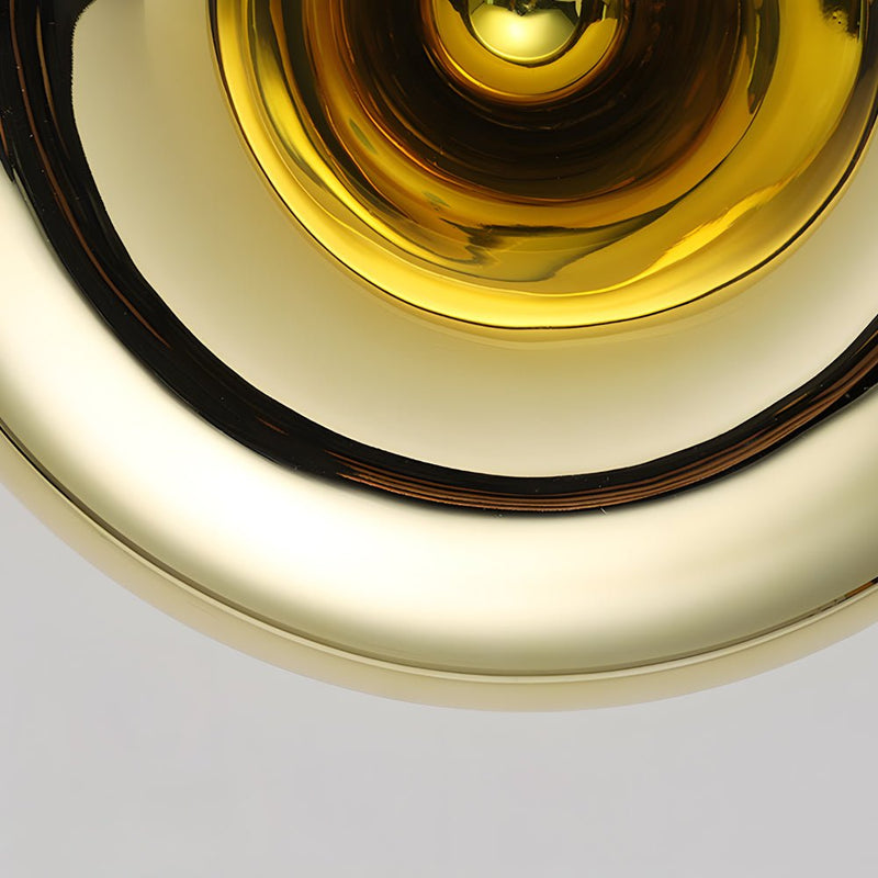 Modern Round Glass Lava Wall Light Fixture - Luxury Indoor Art Design