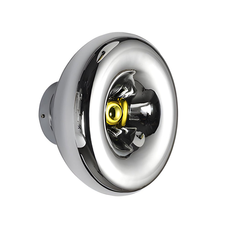 Modern Round Glass Lava Wall Light Fixture - Luxury Indoor Art Design