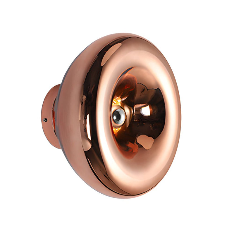 Modern Round Glass Lava Wall Light Fixture - Luxury Indoor Art Design