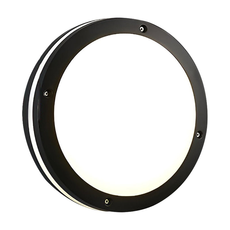 Round Waterproof LED Wall Lamp - Outdoor Ceiling Light for Courtyards & Balconies - Stylish Sconce Lighting