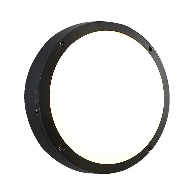 Round Waterproof LED Wall Lamp - Outdoor Ceiling Light for Courtyards & Balconies - Stylish Sconce Lighting