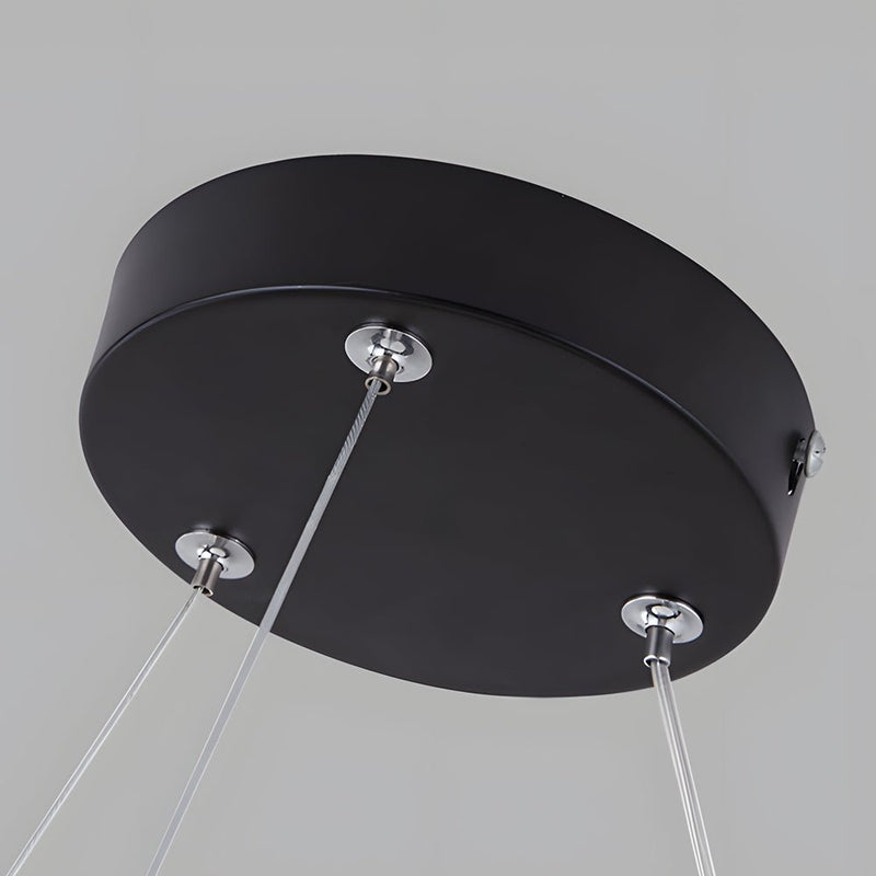 Modern Round Pendant LED Office Lighting - Sleek Suspended Luminaires for Workspace Illumination