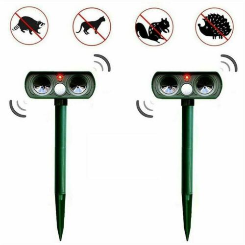 Solar-Powered Infrared Animal Pest Repeller - Eco-Friendly Outdoor Motion Sensor Device (1 Unit)