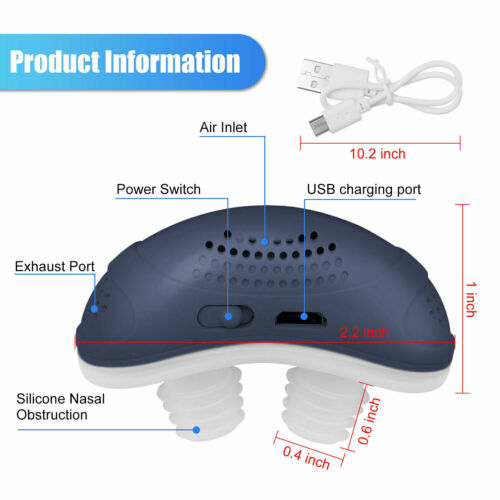 Portable Micro CPAP Machine for Sleep Apnea & Snoring Relief - Travel-Friendly CPAP Alternative