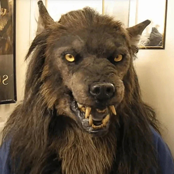 Realistic Scary Wolf Mask - Perfect Costume Accessory for Halloween & Masquerade Parties