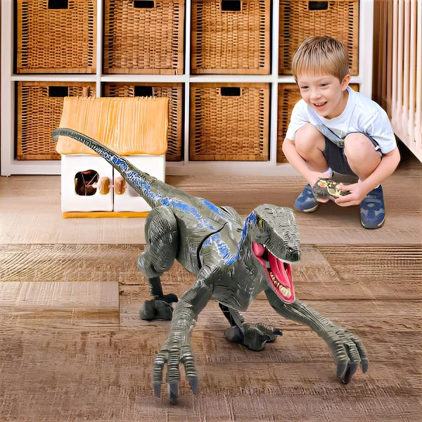 Remote Control Dinosaur Toy - Interactive T-Rex with Realistic Movements & Sounds - Perfect for Kids Ages 3+
