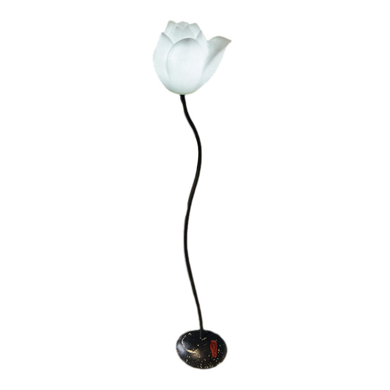 Elegant Short Lotus Aesthetics LED Flower Floor Lamp - Modern Home Decor Lighting